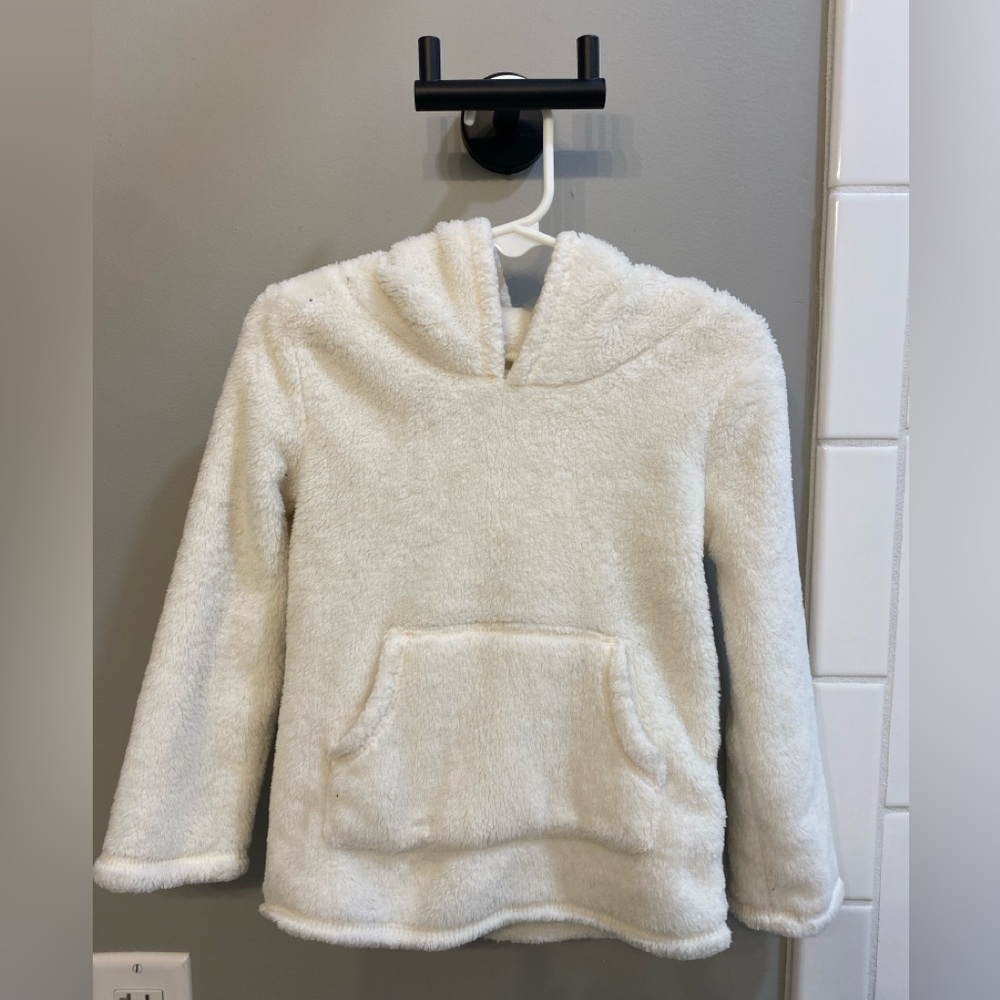 Carter's Soft White Fleece Kids Hoodie / Size 3T / GUC